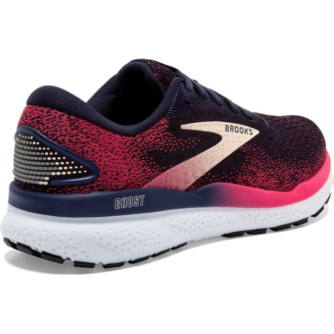 Brooks Women&#39;s Ghost 16 Running Shoe Peacoat/Raspberry/Apricot 120407-422