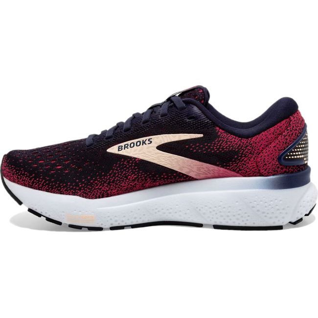 Brooks Women&#39;s Ghost 16 Running Shoe Peacoat/Raspberry/Apricot 120407-422