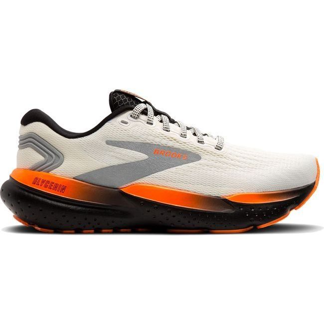 Brooks Women's Glycerin 21 Running Shoe Ecru/Orange/Black 120408-157