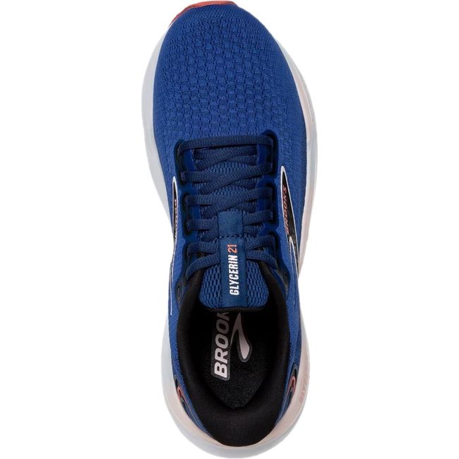 Brooks Women's Glycerin 21 Running Shoe BLUE/ICY PINK/ROSE 120408-496