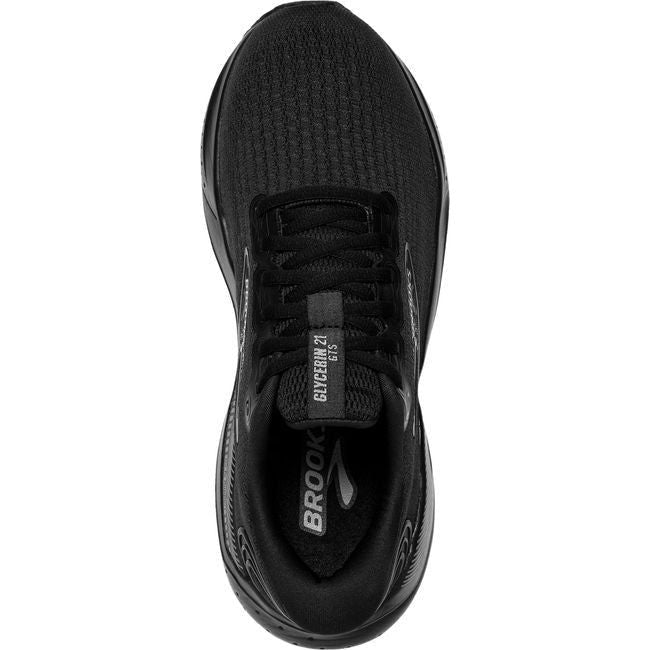 Brooks Women's Glycerin GTS 21 Running Shoe Black/Black/Ebony 120409-020