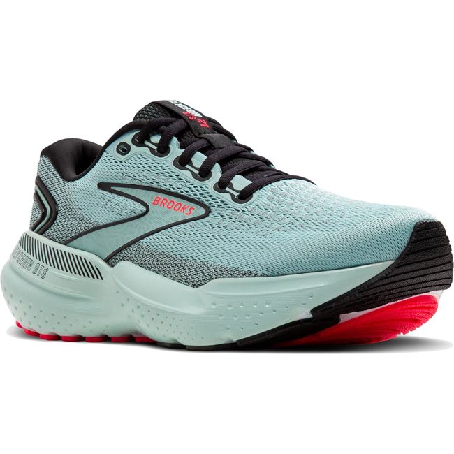 Brooks Women&#39;s Glycerin Gts 21 Running Shoe Cloud/Black/Pink 120409-410