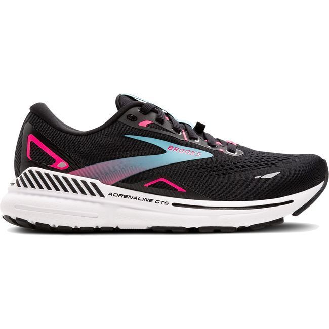 Brooks Women&#39;s Adrenaline GTS 23 GTX Running Shoe Black/Knockout Pink/Aqua120413-082