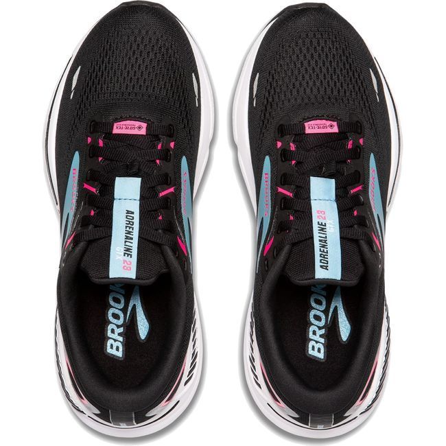 Brooks Women&#39;s Adrenaline GTS 23 GTX Running Shoe Black/Knockout Pink/Aqua120413-082