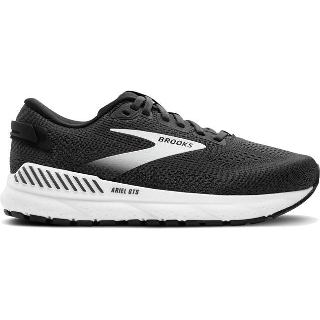 Brooks Women's Ariel GTS 24 Running Shoe Ebony/Black/White 120414-016 