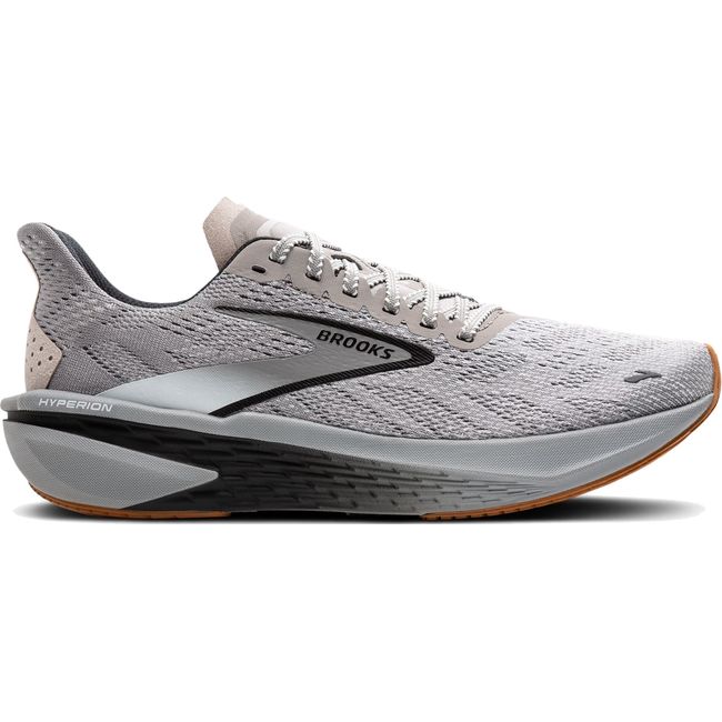 Lateral side of Brooks Women&#39;s Hyperion 2 Running Shoe in alloy gray