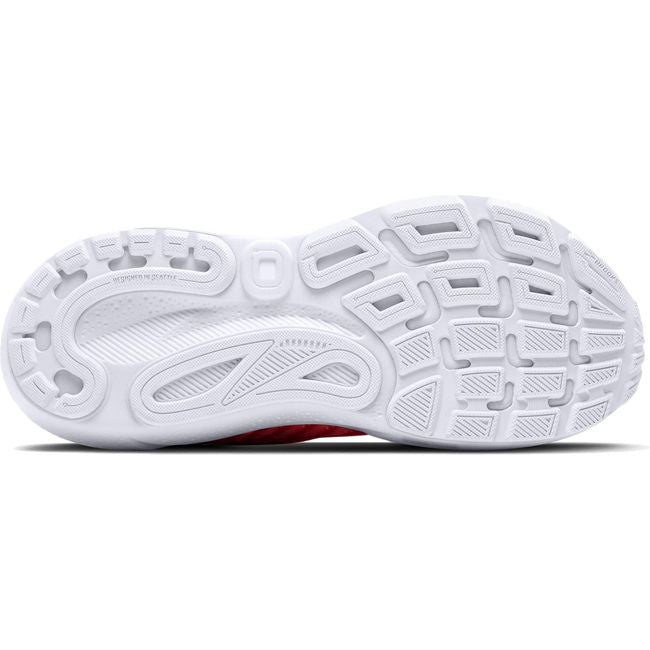 Sole view of Brooks Adrenaline GTS 24 running shoe showing white tread