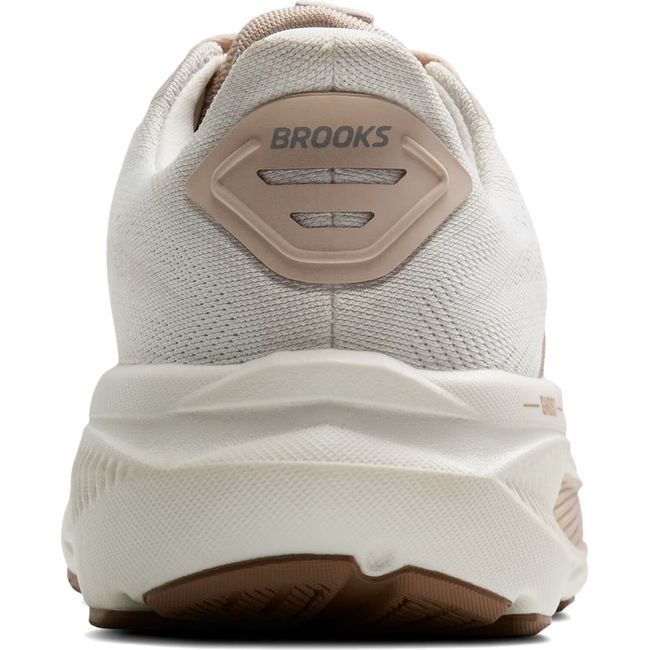 Heel of Women's Brooks Ghost 17 Running Shoe in Grey Chateau Grey Portabella