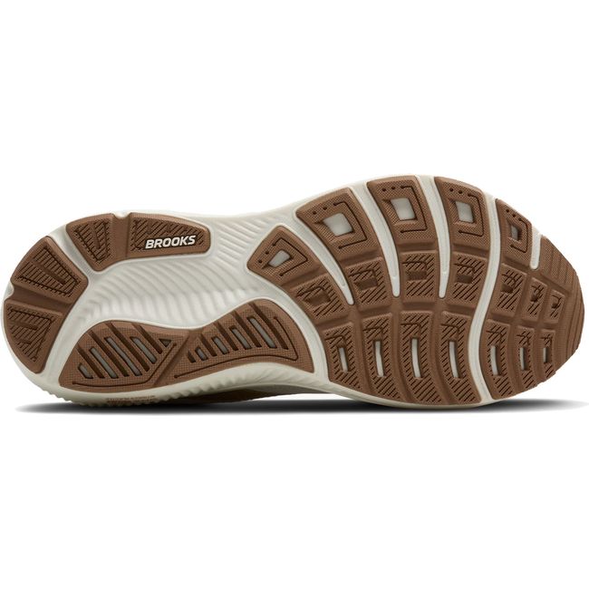 Sole of Women's Brooks Ghost 17 Running Shoe in Grey Chateau Grey Portabella