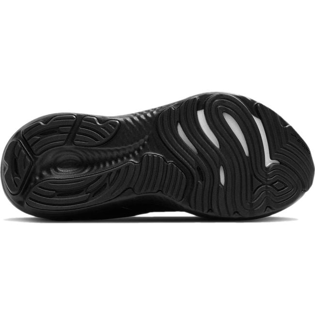 Sole of Brooks Women's Glycerin 22 Running Shoe in all black