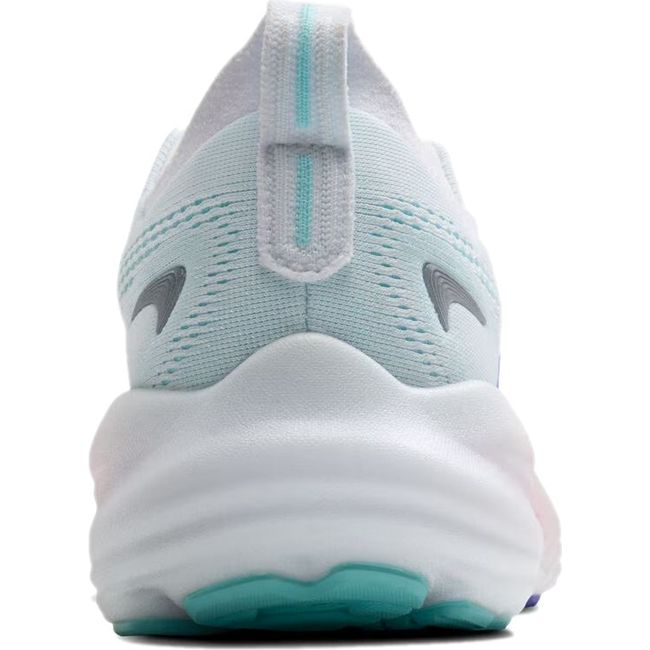 Heel of Brooks Women's Glycerin 22 Running Shoe in light blue and pink