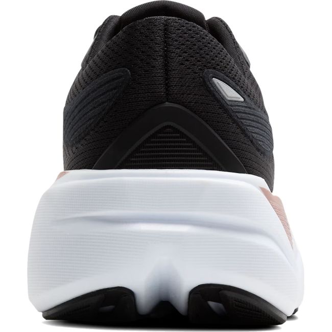 Heel of Women's Brooks Ghost Max 3 Running Shoe in Black and Rose Gold
