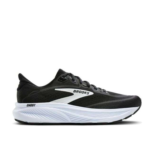 Lateral profile of Brooks Ghost 18 women&