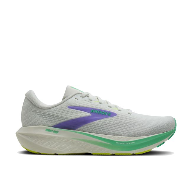 Lateral profile of Brooks Ghost AMP women&