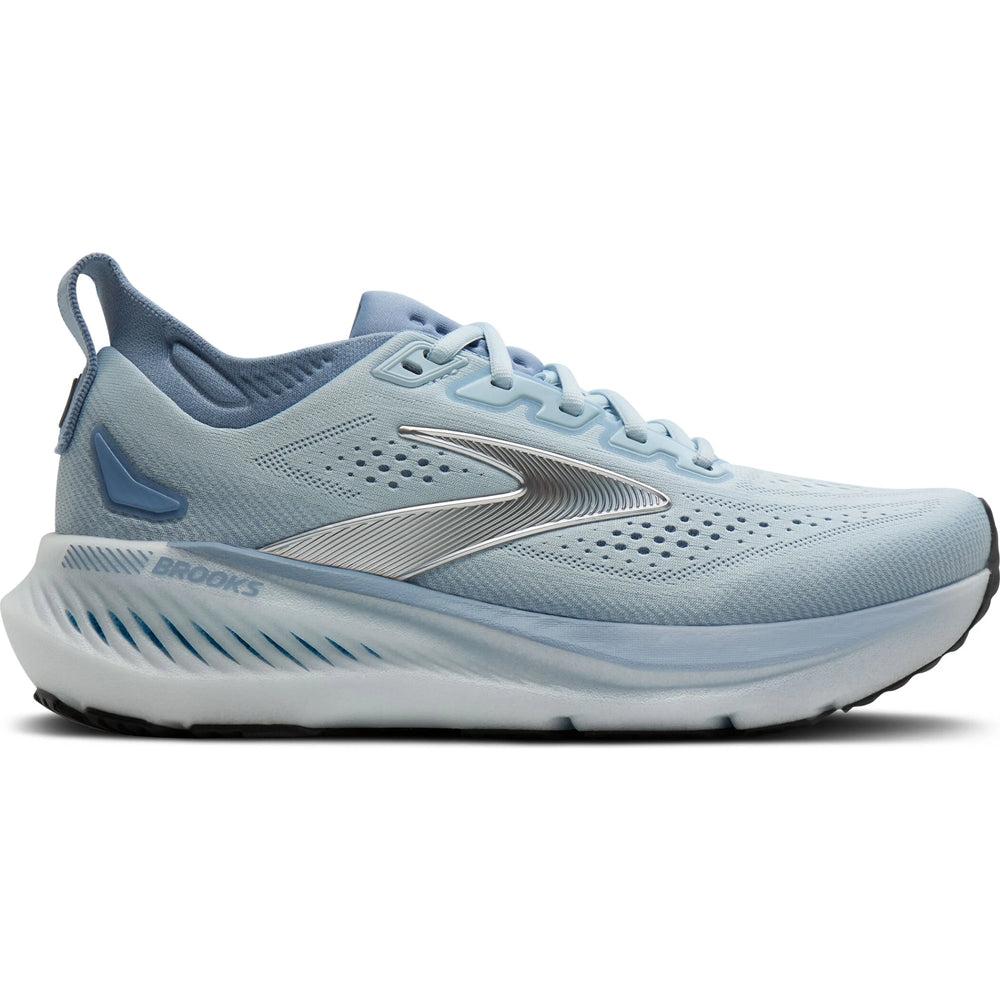 Lateral side of Brooks Women's Glycerin GTS 23 Running Shoe in Nantucket Breeze/Rain/Clear