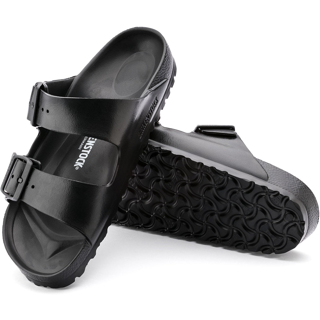 Birkenstock Unisex Arizona EVA Sandal in Black - sole view