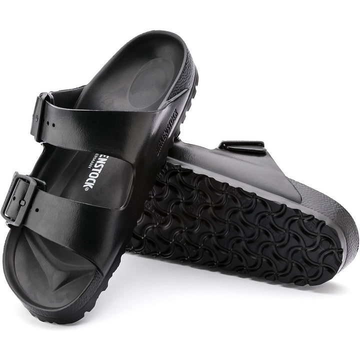 Birkenstock Unisex Arizona EVA Sandal in Black - sole view