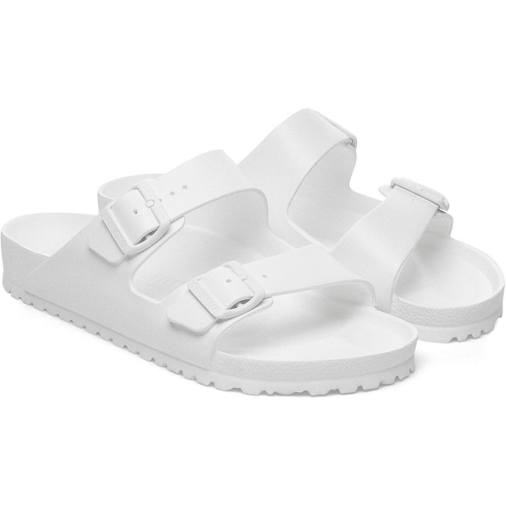Birkenstock Unisex Arizona EVA Sandal in White - pair view