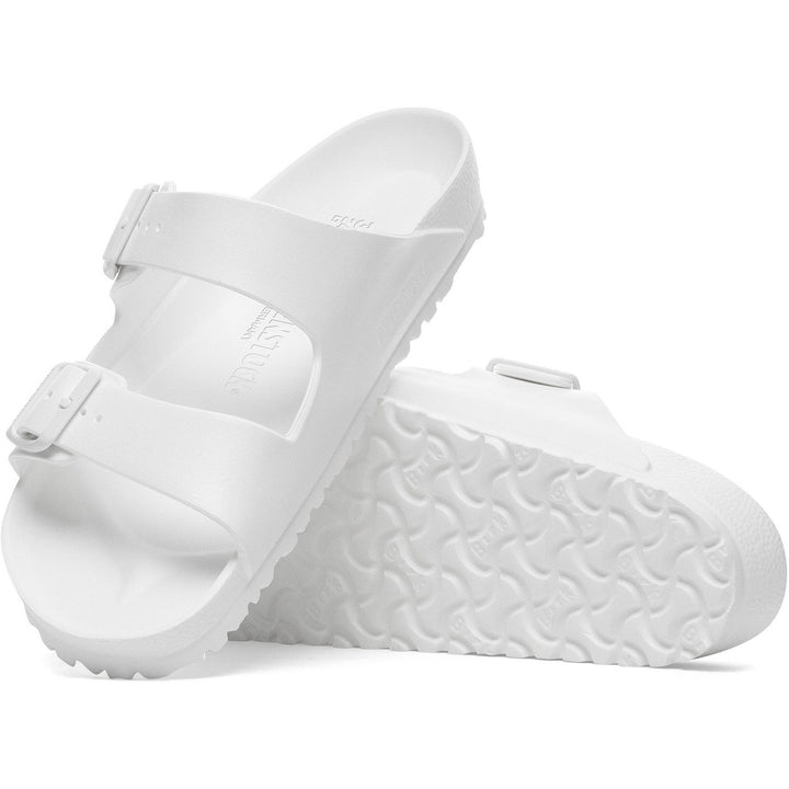 Birkenstock Unisex Arizona EVA Sandal in White - sole view