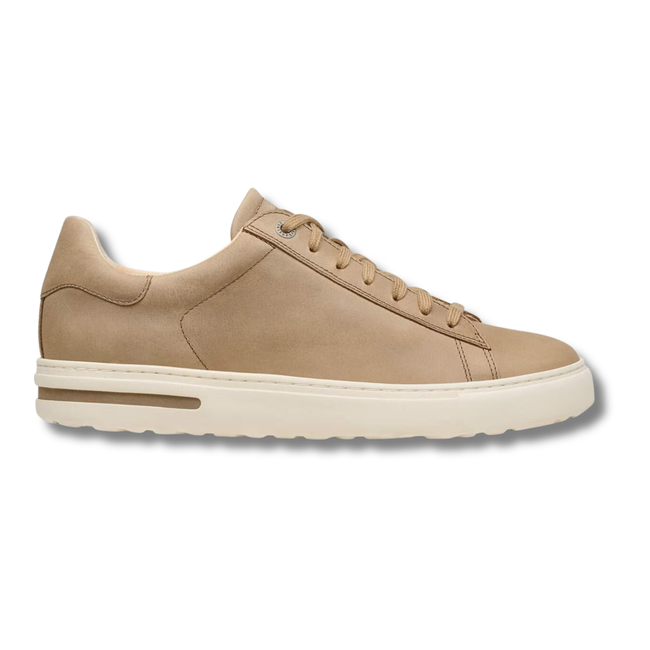 Lateral side of Birkenstock Unisex Bend Low Sneaker in Tobacco Brown