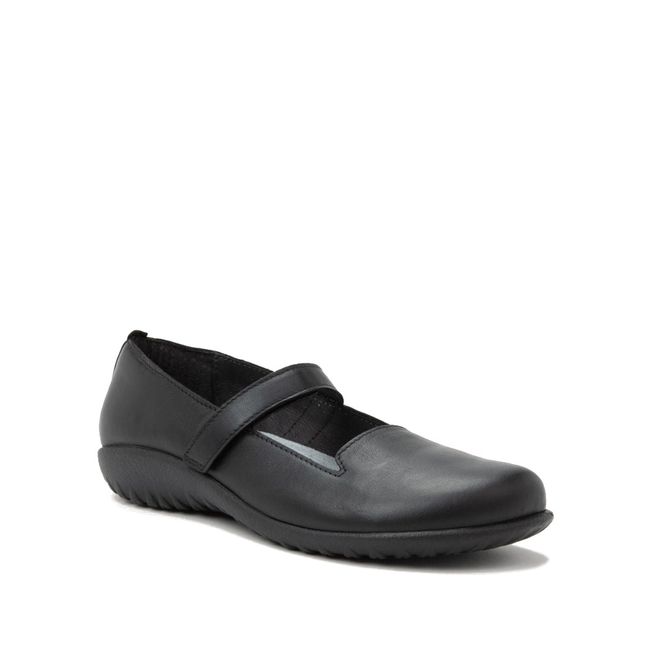 Naot Women's Purini Mary Jane in Jet Black Leather