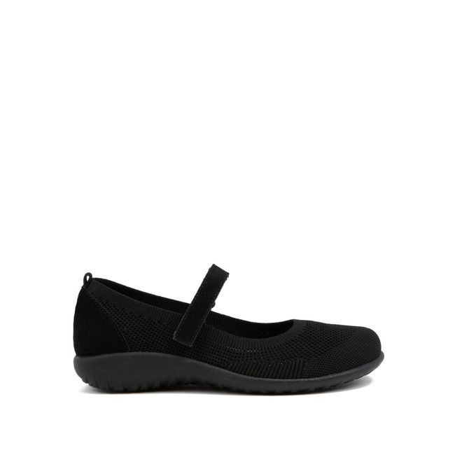 Side of Naot Women's Taranaki Mary Jane in Black Knit