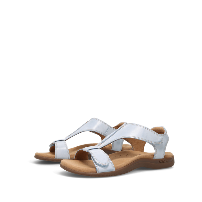 Pair of Taos The Show sandals in chambray blue
