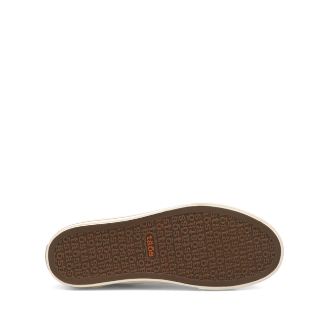 Outsole of the Taos Z Soul Lux sneaker in navy and stone grey showing the tread