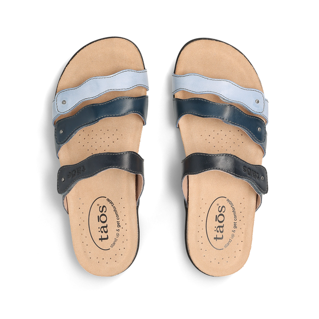 Top down view of the Taos Scribble pair showing the footbed