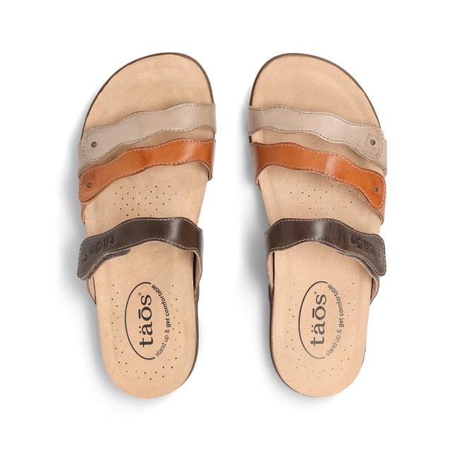 Top down view of the Taos Scribble pair showing the footbed
