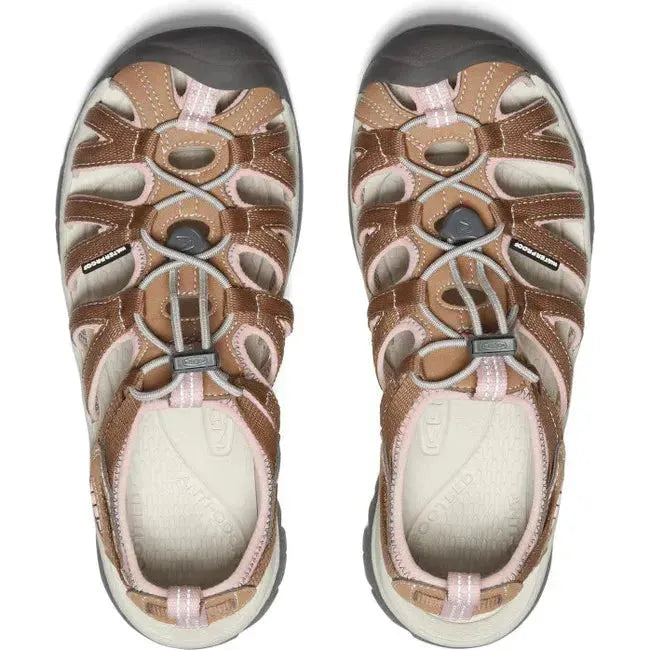 Keen Women&#39;s Whisper Toasted Coconut/Peach Whip Sandal 1027361