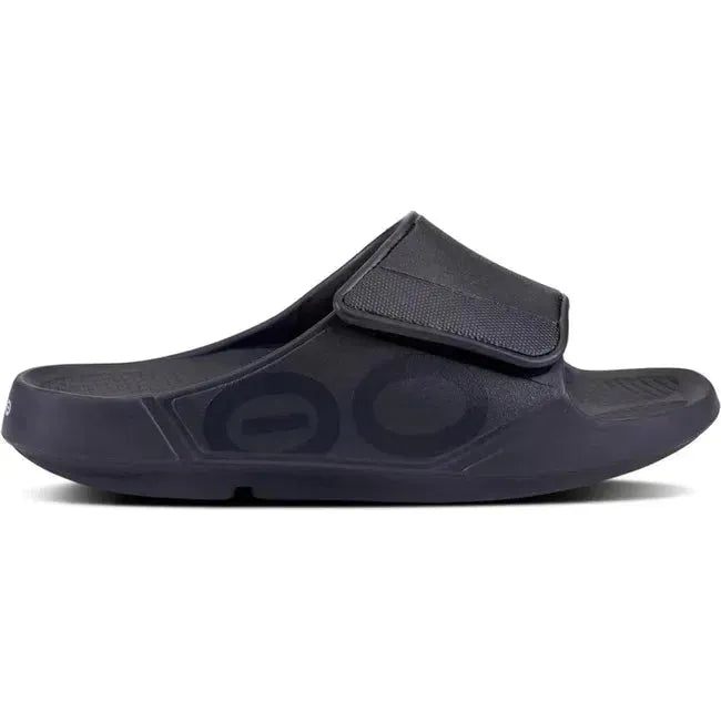 Oofos Unisex Ooahh Sport Flex Sandal Matte Black 1550MATBLK