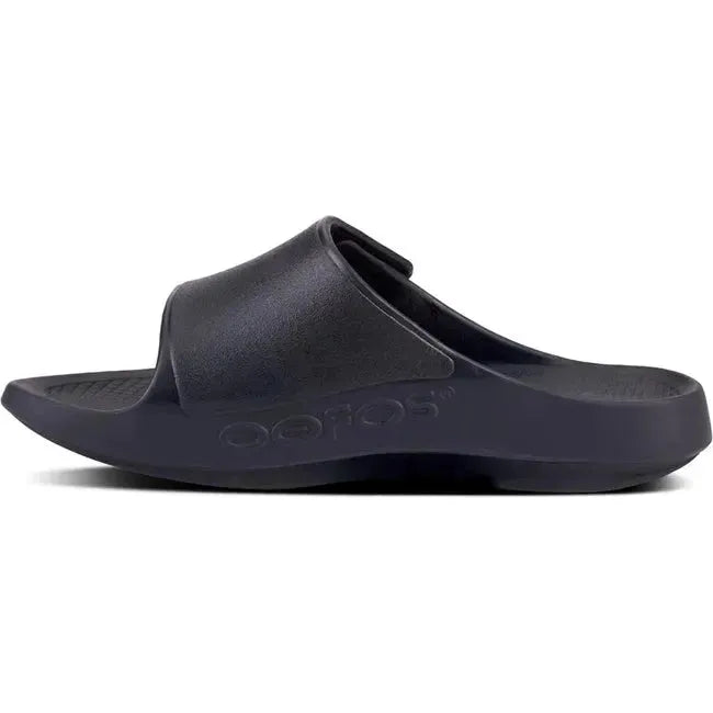 Oofos Unisex Ooahh Sport Flex Sandal Matte Black 1550MATBLK