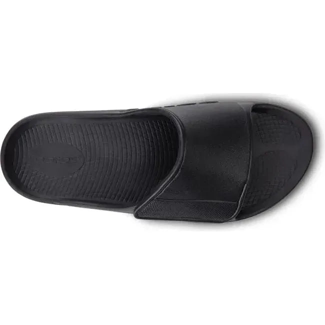 Oofos Unisex Ooahh Sport Flex Sandal Matte Black 1550MATBLK