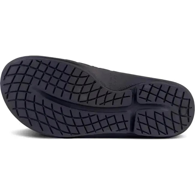 Oofos Unisex Ooahh Sport Flex Sandal Matte Black 1550MATBLK