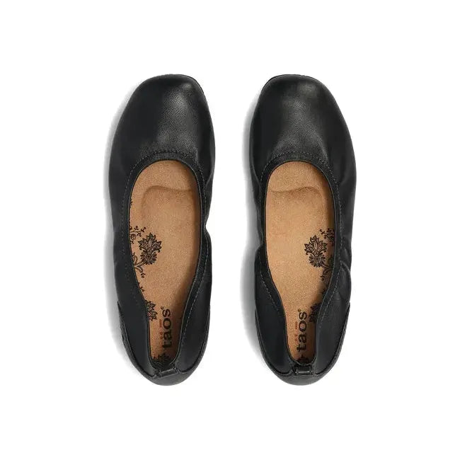 Taos Women&#39;s Chit Chat Flat Black CHT-14210-BLK