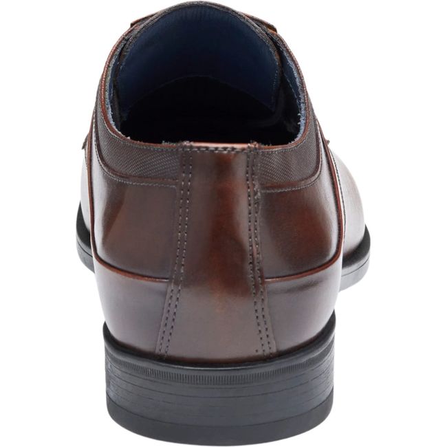 Johnston &amp; Murphy Men's Gibbons Cap Toe Dress Shoe Mahogany Full Grain 15-8665