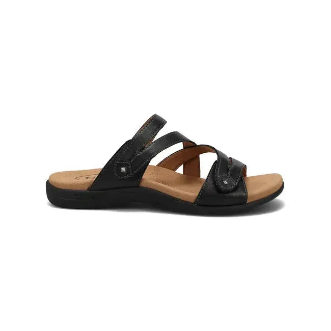 Taos Women&#39;s Double U Sandal Black DBU-13930-BLK