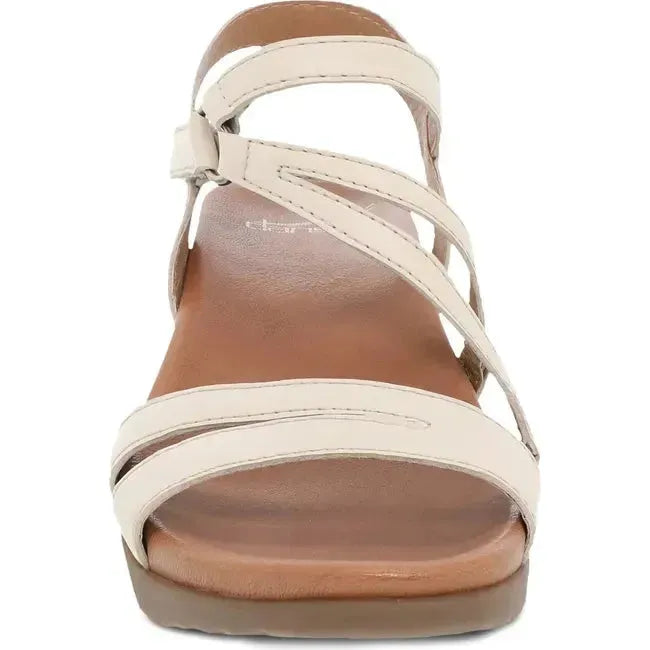 Dansko Women's Addyson Wedge Sandal Ivory Nappa 1611651200