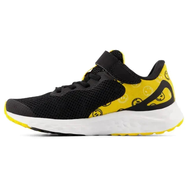 New Balance Kids' Arishi V4 Running Shoe BLACK/BLUE AGATE/BLAZE ORANGE PAARIBY4