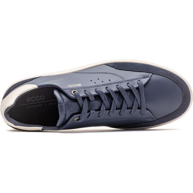 Ecco Men&#39;s Street Lite Luxe Sneaker Night Sky/Marine/Limestone 521394-60796