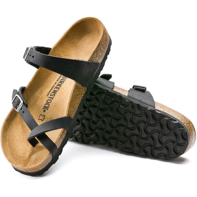 Birkenstock Women&#39;s Mayari Oiled Leather Sandal