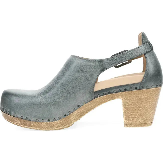 Dansko Women's Sassy Closed Toe Heel Slate Milled Burnished 1831872200