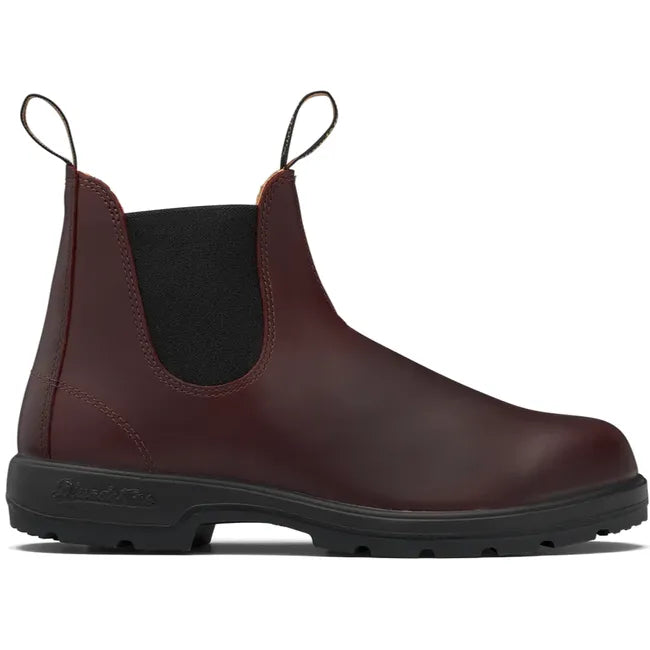 Lateral view of Unisex Blundstone 2130 Classic Chelsea Boot in auburn leather