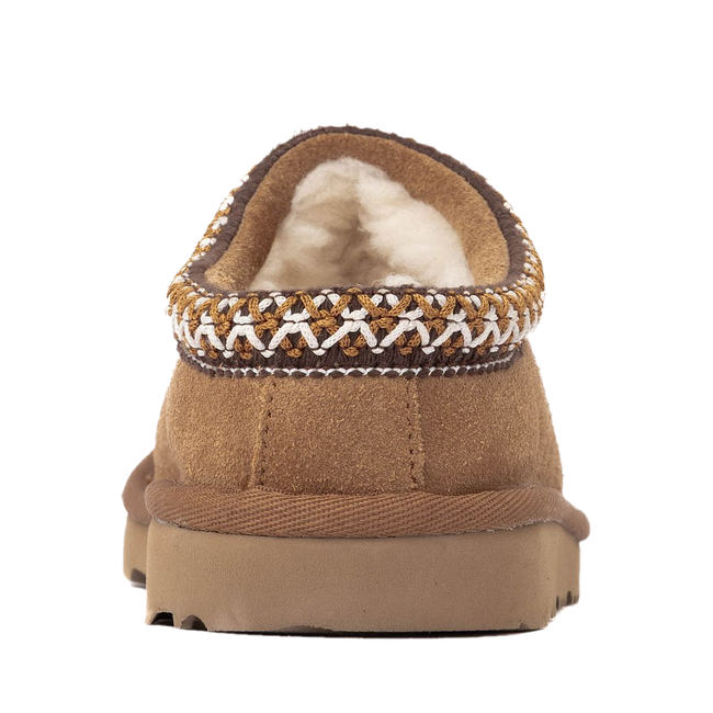 Heel of UGG Kid&#39;s Tasman II Slipper in Chestnut