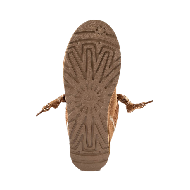 Sole of Ugg Women's Lo Lowmel Sneaker in Chestnut Brown