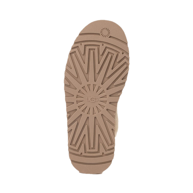 Sole of UGG Women's Disquette Slipper in Sand Beige