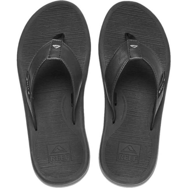 REEF Men's Santa Ana Flip Flop All Black CJ0378