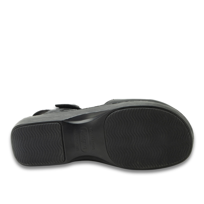 Sole of Women's Opal Closed Toe Sandals in black