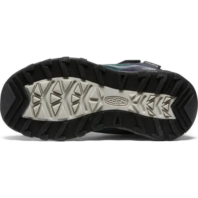 Keen Kids' Wanduro Waterproof Sky Captain/Sea Moss Hiking Boot 1028016